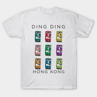 The Connector of the Island the Tram Trolley Bus of Hong Kong T-Shirt